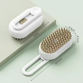 Steam Spray Pet Brush – Massage & Hair Removal Comb for Cats & Dogs