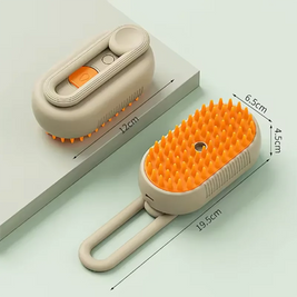 Steam Spray Pet Brush – Massage & Hair Removal Comb for Cats & Dogs