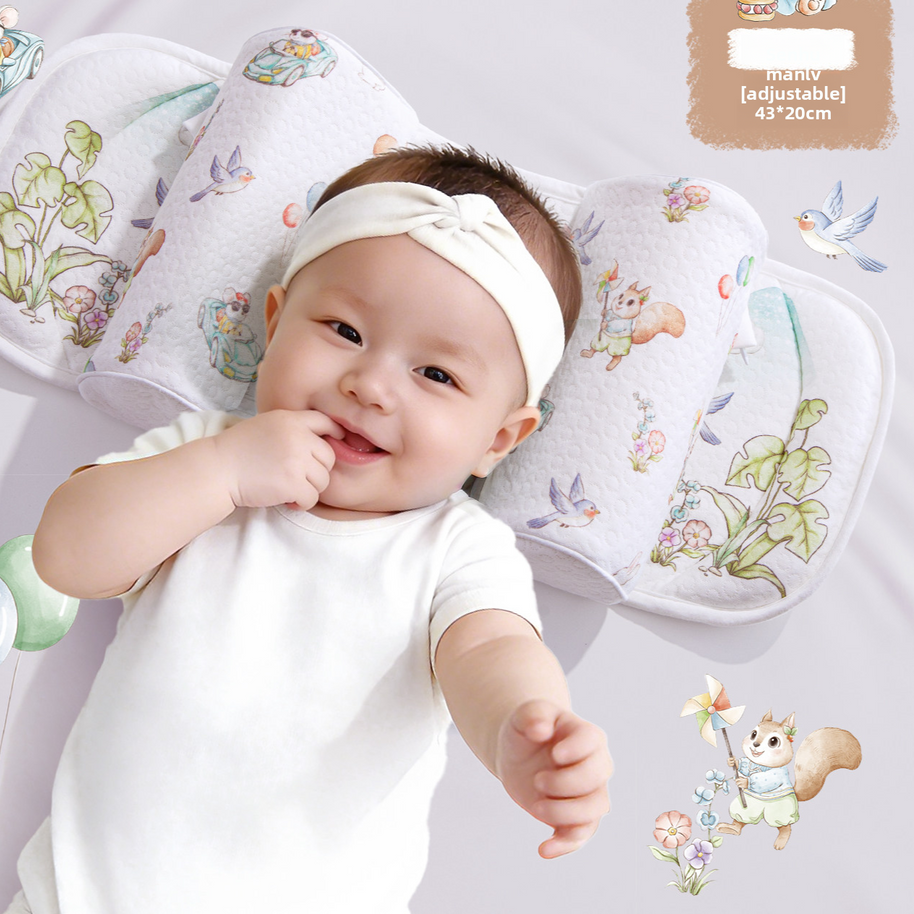 Baby Head Shaping Pillow with Adjustable Support