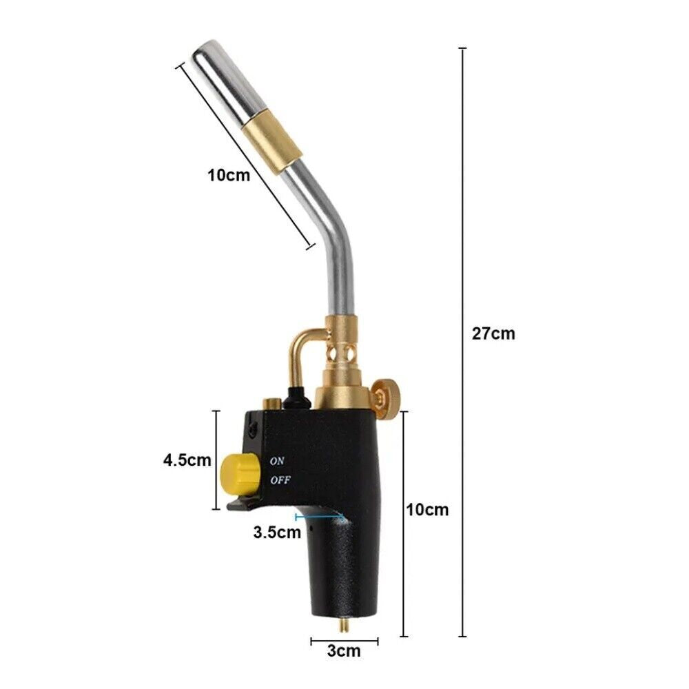 Propane Torch Head High Intensity Mapp Trigger Start Gas Torch Soldering Kit
