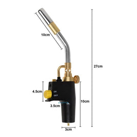 Propane Torch Head High Intensity Mapp Trigger Start Gas Torch Soldering Kit