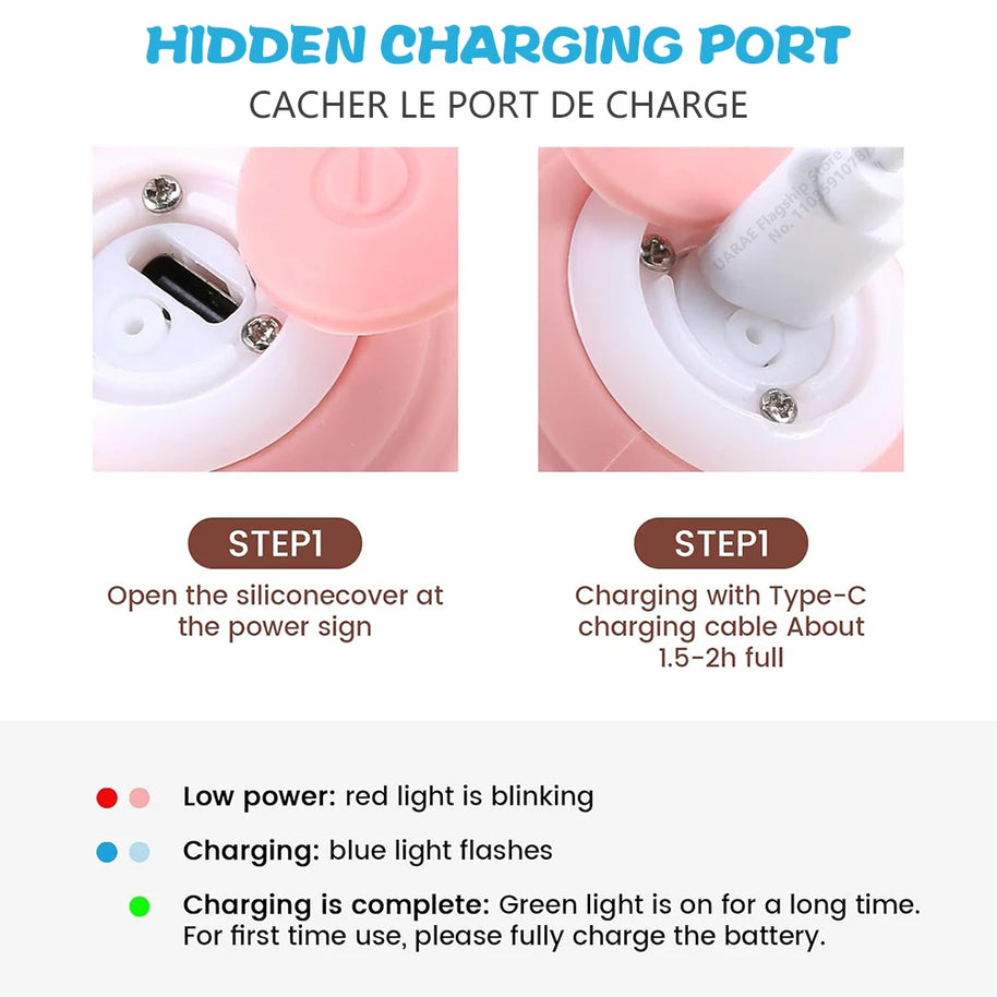 Smart Interactive Cat Toy Ball – Automatic Electric Rolling Ball for Active Cats