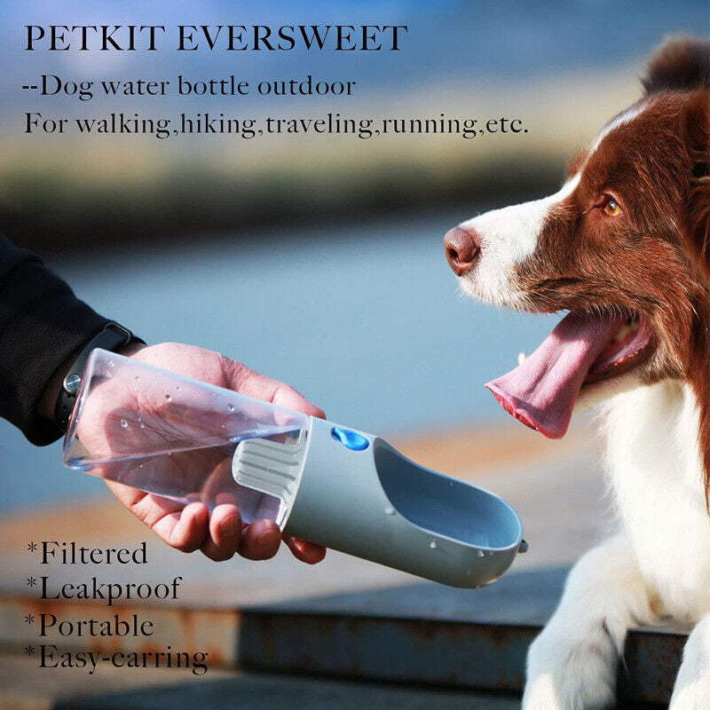 PETKIT Portable Dog Water Bottle – 400ML Travel Pet Hydration Dispenser