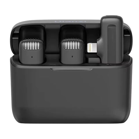 J12 Wireless Lavalier Microphone – Mini Lapel Mic for iPhone & Android