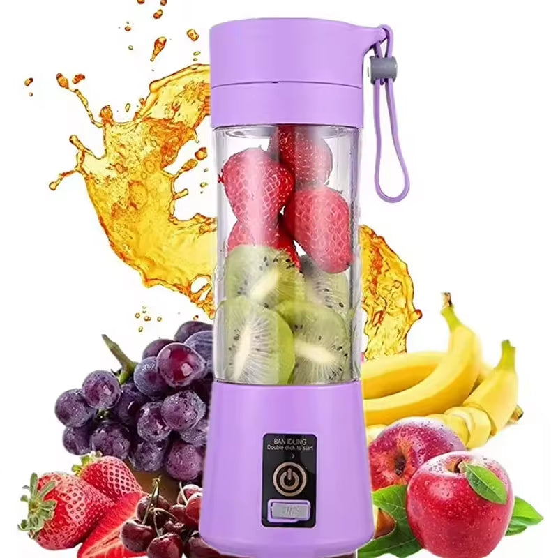 Portable Electric Juicer Blender Cup – Mini Smoothie & Milkshake Maker