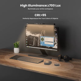 BM-ES1 Plus LED Monitor Light Bar – Wireless Remote & Adjustable E-Reading Lamp