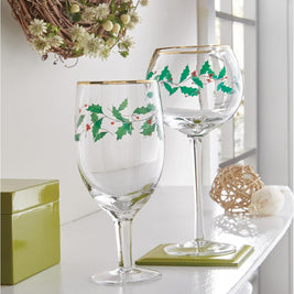 Holiday 4-Piece Iced Beverage Glass Set – Christmas Dinnerware