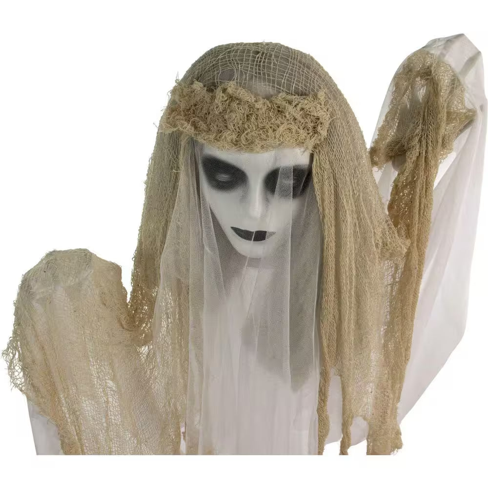 47.2 In. Animatronic Ghost Bride Halloween Decoration