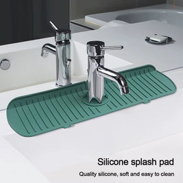 Silicone Faucet Mat – Large Sink Splash Pad & Countertop Protector