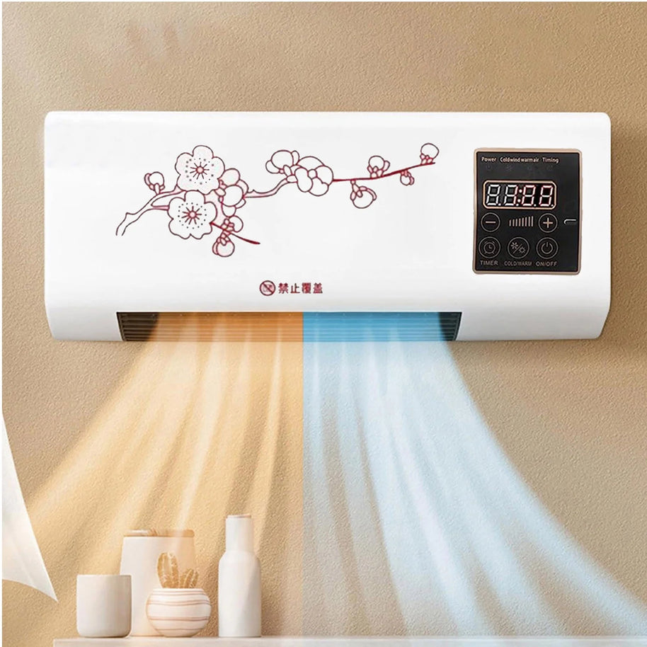 Wall Mount Mini Air Conditioner & Heater – 20000 BTU with Remote Control