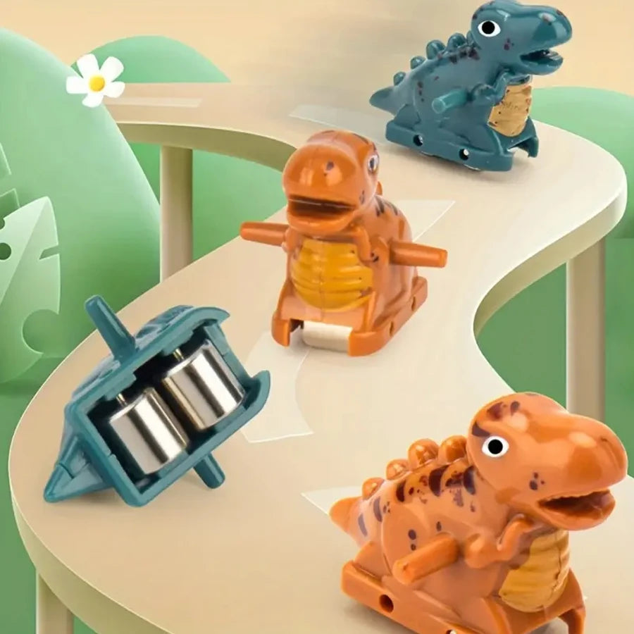 Dinosaur Climbing Slide Toy – Electric Music Track Set with 3 Dinosaurs, Fun Gift for Kids